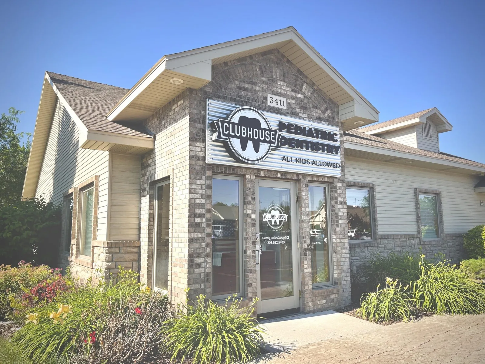 Exterior of the Clubhouse Pediatric Dentistry Idaho Falls office