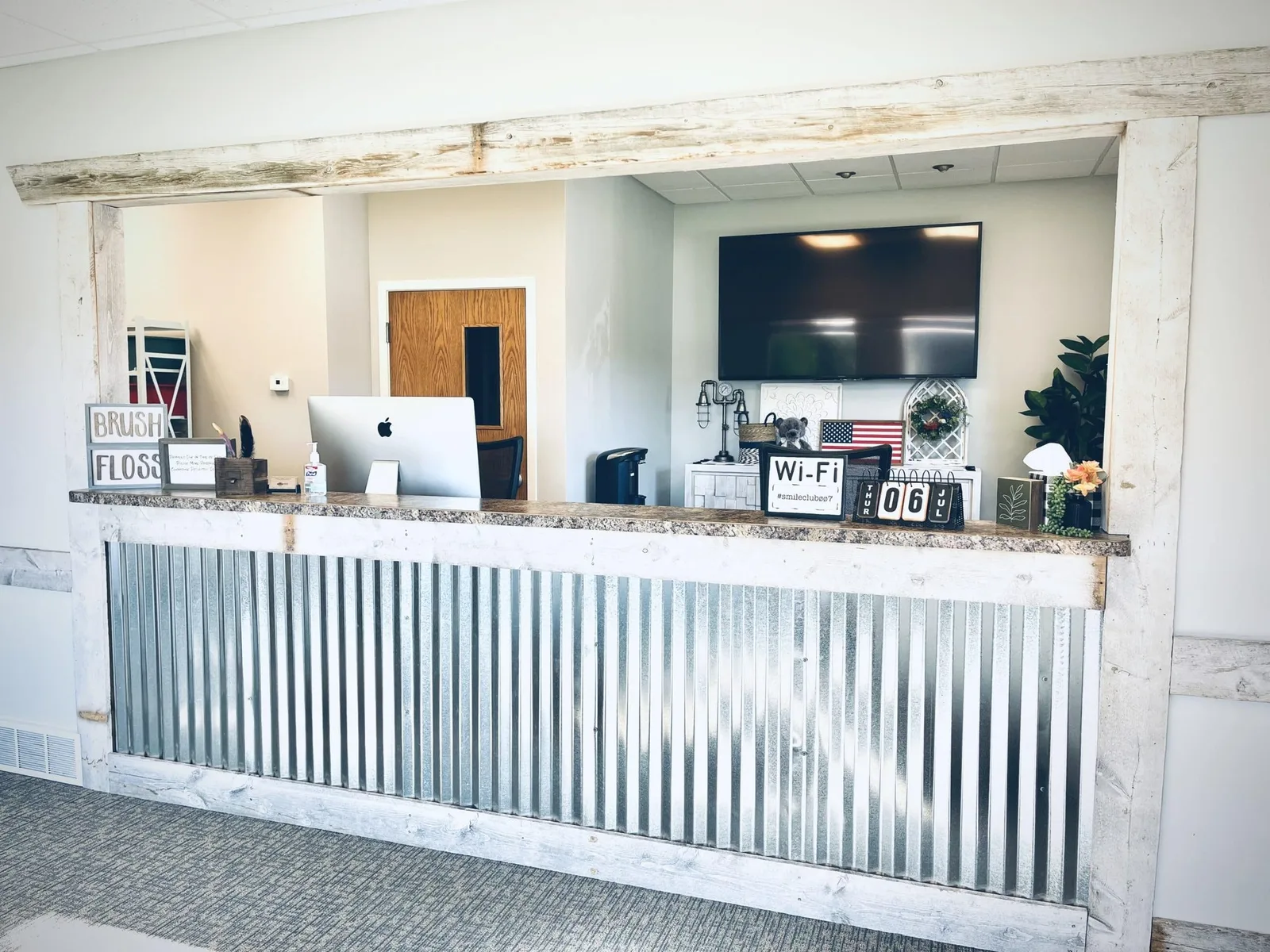 Front desk at the Clubhouse Pediatric Dentistry Idaho Falls office