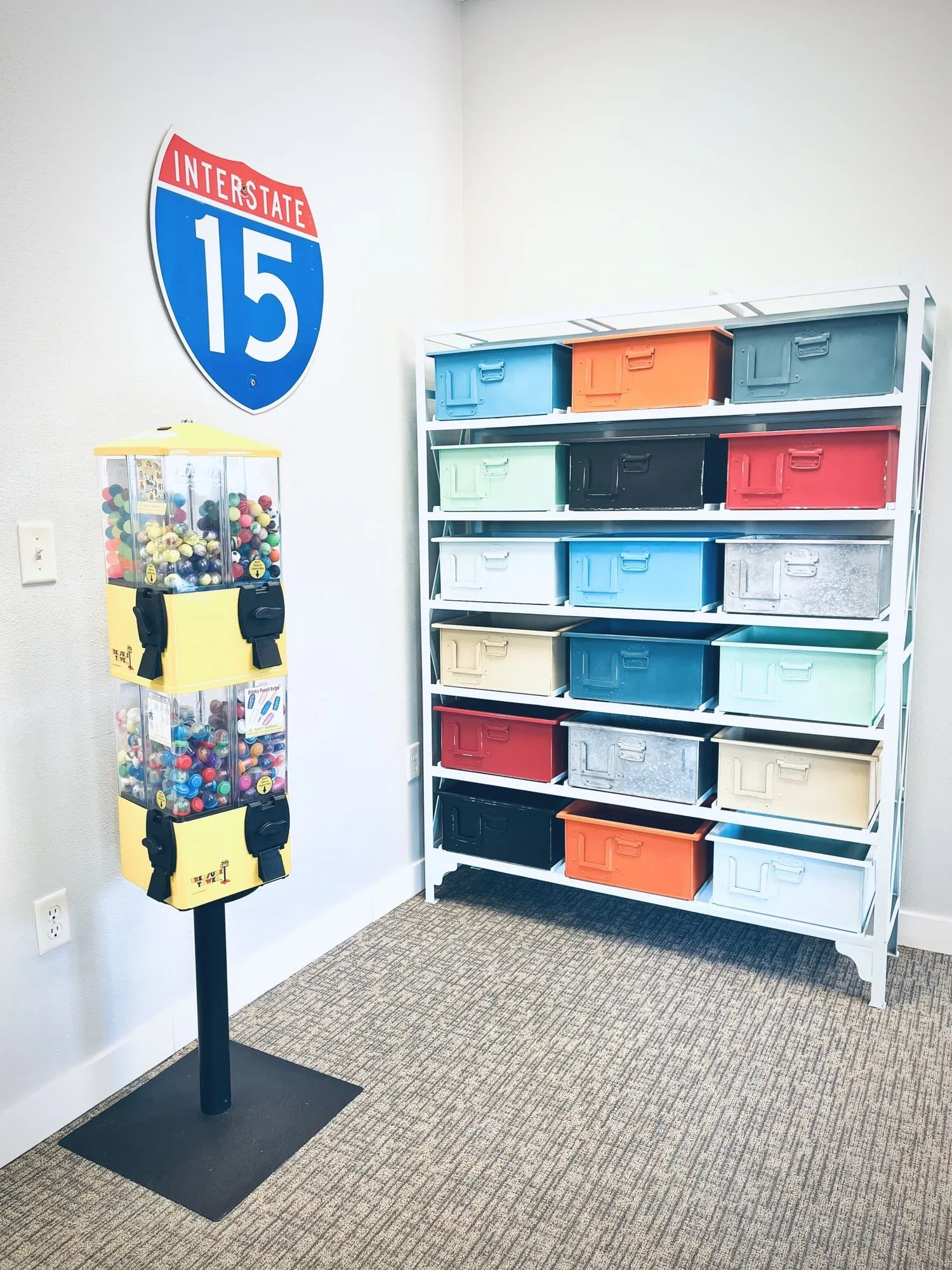 A kid-friendly waiting area at a Clubhouse Pediatric Dentistry office
