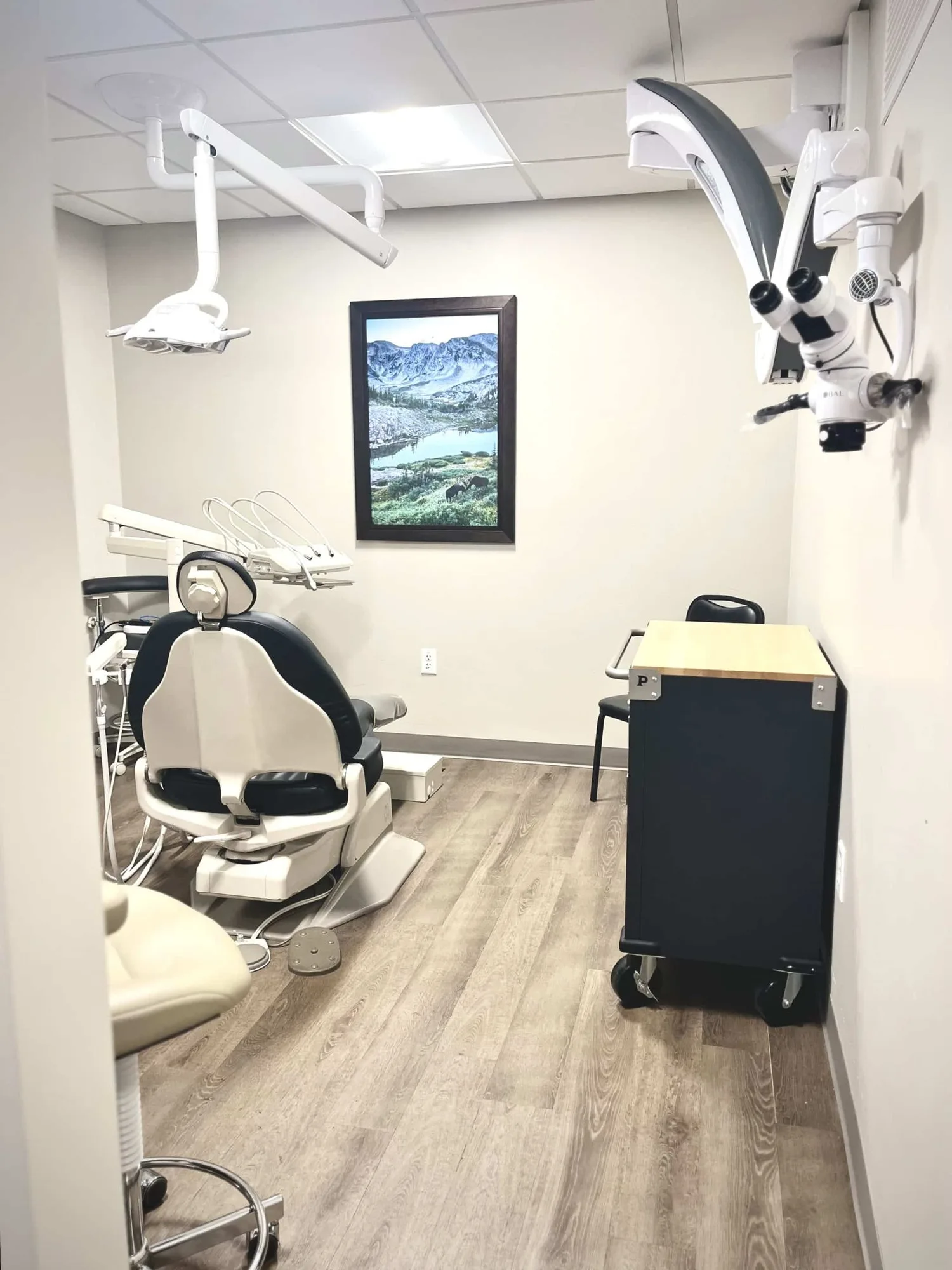 A treatment room with digital X-ray equipment in Jackson